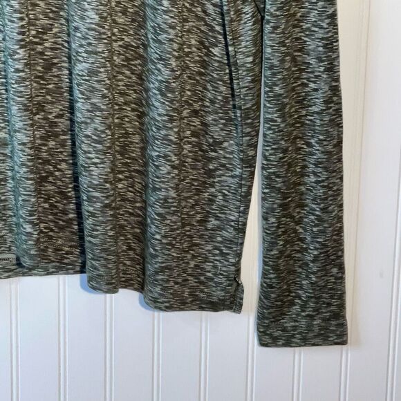 Bruno Made in Italy Sueded Microfiber Sweater Men’s 2XT Green Long SLV Striped - Picture 5 of 11